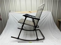 Fold Up Outdoor Rocking Chair