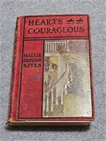 ANTIQUE BOOK HEART COURAGEOUS