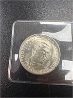 Booker T Washington 1947 silver coin