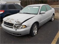 2000 Audi A4 AS IS  Silver NO Title NO title Vin