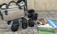 Canon T50 w/ lenses & accessories