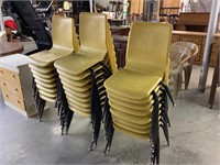 25-adult stack chairs