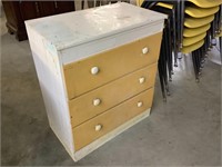 3 drawer chest 27”x15”x30”H