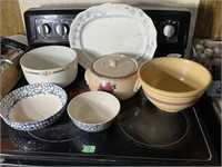 Ovenware Bowl, Stoneware, Halls, & Others