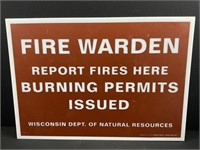 Wisconsin Dept. of Natural Resources Fire Warden