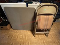 Folding Table & 4 Chairs