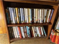 Shelf Full of Danielle Steel Books