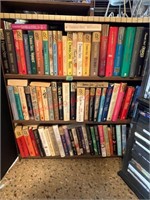 Shelf Full of Danielle Steel Books