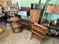 Assorted End Tables, Small Shelves &