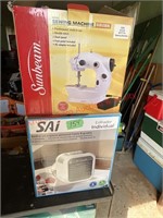 Sunbeam Mini Sewing Machine & Mini Air Cooler