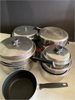 Assorted Mirro Cooking Pots