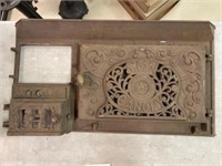 Cast Iron Cook Stove Front Plate