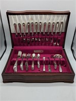 Kings Plate Silverplate Cutlery Set and Box