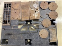 Circular Cook Stove Plates, Fire Pokers & Grates