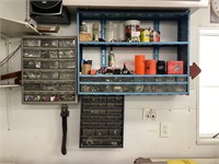 Assorted screws, wire covers and other accessories