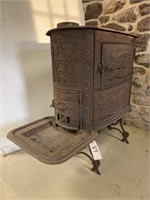 Early Ornate Cast Iron Stove