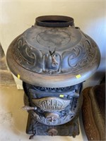 Summit Foundry Co. Ornate Cast Iron Parlor Stove