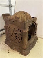 Middle Section of Cast Iron Parlor Stove