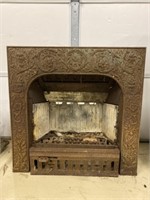 Cast Iron Fireplace Ornate Insert