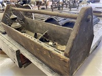 Wooden Tool Box, Parlor Stove Topper, Accessories