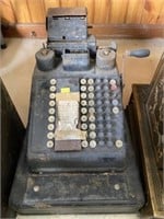 Vintage Manual Hand-Crank Check Writer