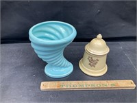 2 pottery pcs