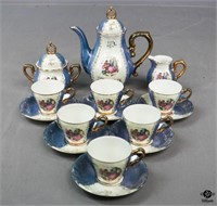 Porcelain Tea Set w/Musical Teapot