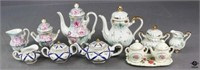 Porcelain Tea Pots, Creamers & Sugar Bowls