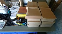 Box Of Assorted Office Supplies