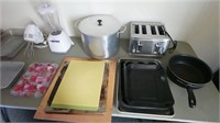 Assorted Kitchen Utensils w/ Pots Pans
