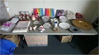 Assorted Kitchen Decorations, Plates & Elves