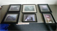 6 Assorted Framed Wall Prints