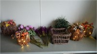 3 Floral Arrangements & Etc.