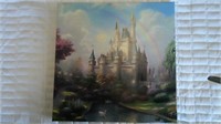 Disney Magic Castle Thomas Kinkade Canvas