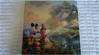 Disney Mickey & Minnie Thomas Kinkade Canvas