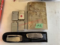 Park, Zippo,  Japan Lighters & Pocket Knives