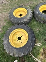 Skid Loader Tires 10-16.5 NHS Foam Filled Tires