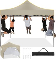 HOTEEL Canopy Tent 10x10  Waterproof  Khaki