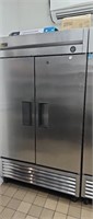 True double door stainless steel refrigerator