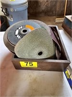 Entire box of grinding wheels and pads