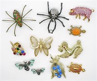 11 Animal Themed Brooch Pins