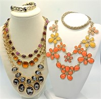 Gold Tone Statement Necklaces