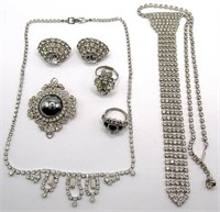 Rhinestone Jewelry Set