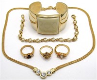 Gold Tone Fashion Jewelry