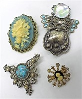Vintage Brooch Pins