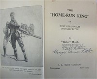 Babe Ruth Signed Book "The Home Run King":