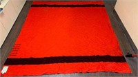 Vintage Hudson Bay 5 Point Wool Blanket