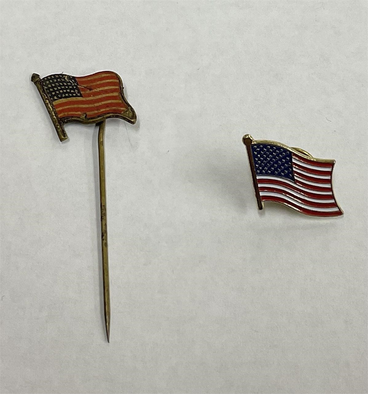 48 Star American Flag Lapel Hat Pin 1912-1959