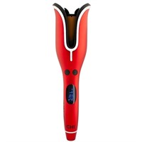 CHI Spin N Curl Ceramic Rotating Curler, Ruby Red.