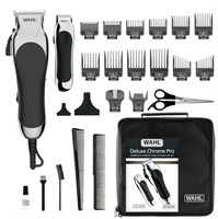 Wahl Clipper USA Deluxe Corded Chrome Pro, Complet